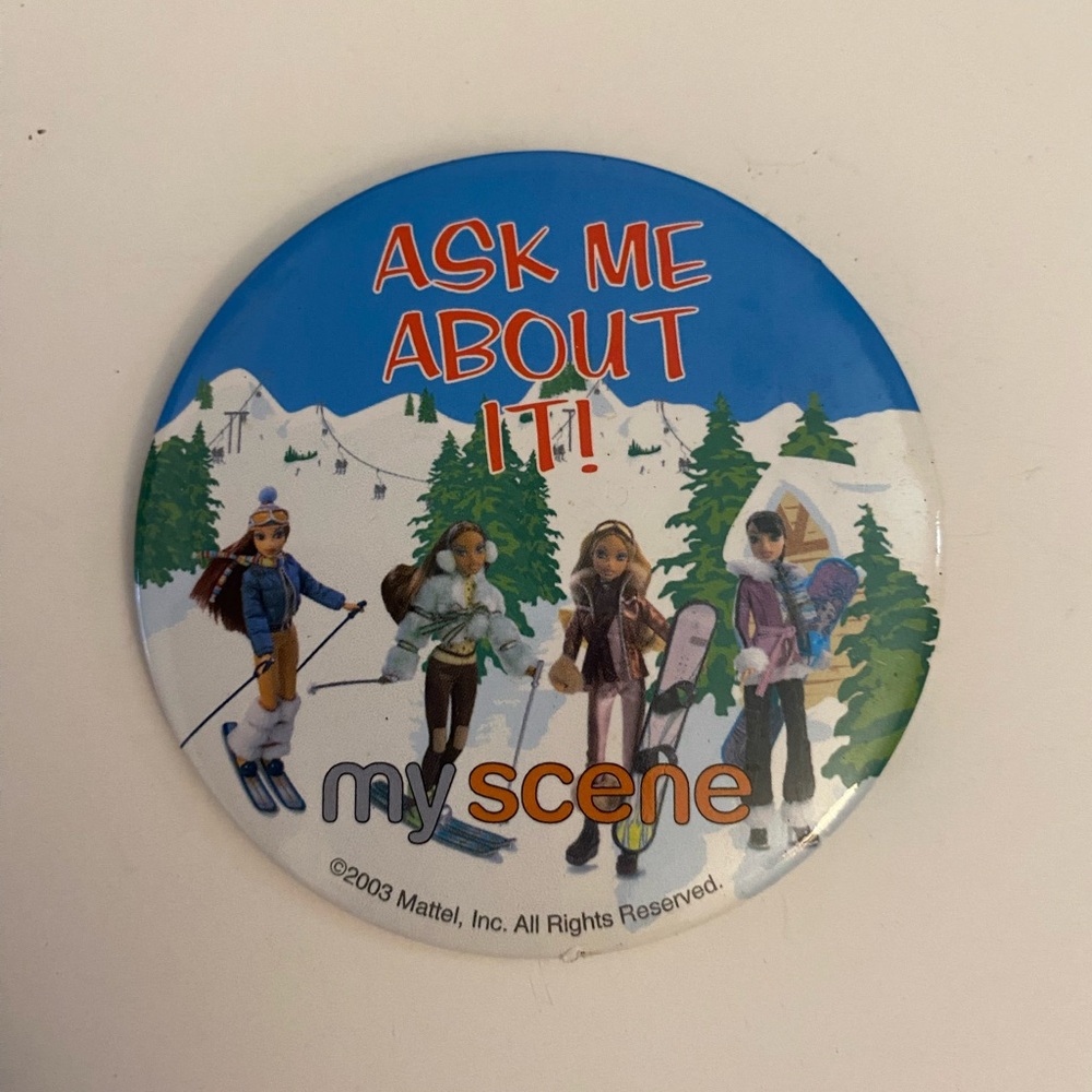 Mattel My Scene Button